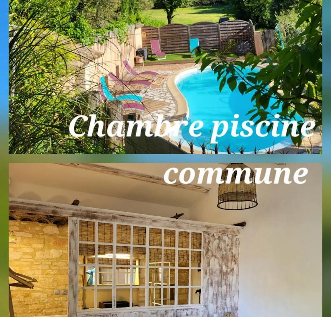 Gites La Sauvasse piscine privée Vagnas